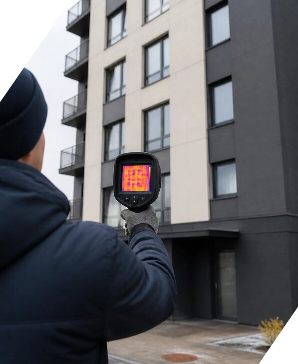 Тепловизионное обследование зданий в Ноябрьске от 5065 р. | ЭкспертизаРоссия