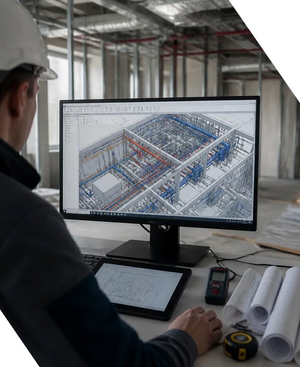 Создание BIM модели инженерных сетей для объектов в Ноябрьске